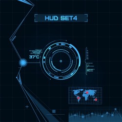 HUD vector – Communication Technology – modern technology