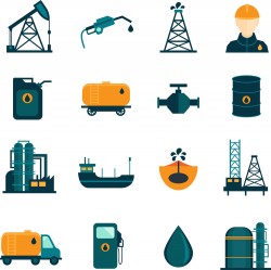 Industrial design template vector icons