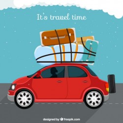 travel time illustration Vector | Premium Download