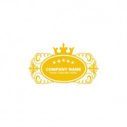 Logo with a luxury frame Vector | Free Download