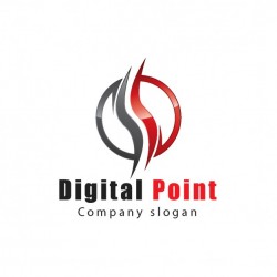 Logo with two semicircles and wavy lines Vector | Free Download