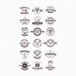 Modern logo collection Vector | Premium Download
