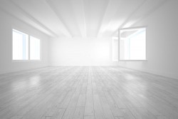 Modern white interior picture material