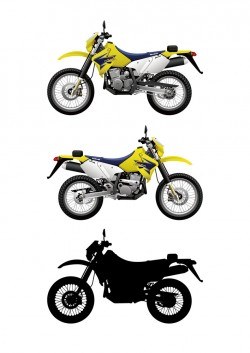Motocross vector
