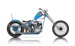 Motorcycle illustration vector