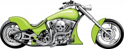 Motorcycle vector