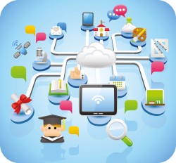 Network icon design vector