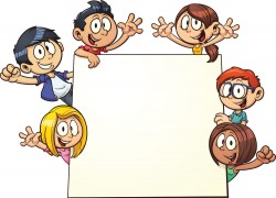 Pupils advertising vector