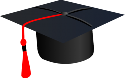 Red Grad Cap Clip Art – Vector Clip Art Online, Royalty Free … – Cliparts.co