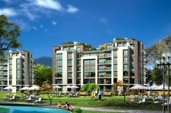 Residence District landscape effects picture material