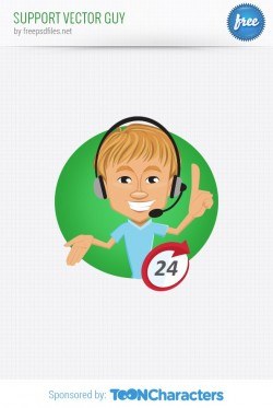 Support Vector Guy – Vector Characters