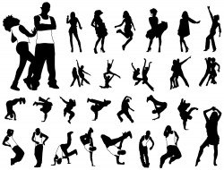 Various dance vector image vector