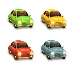Vector cartoon car