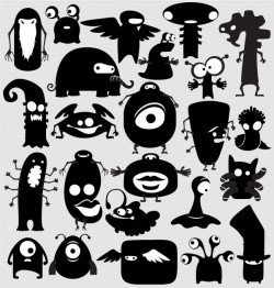 Vector cartoon monster