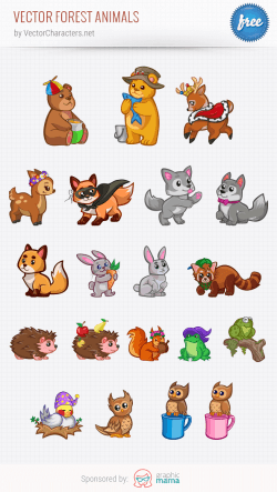 Vector Forest Animals – Vector Characters