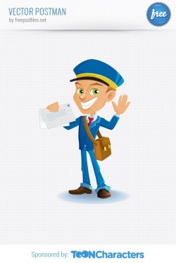 Vector Postman – Vector Characters