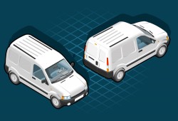 Vector truck Vector