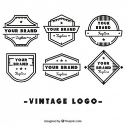 Vintage logo collection Vector | Free Download