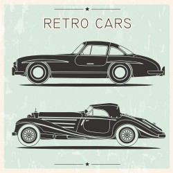 Vintage Racing Vintage background vector