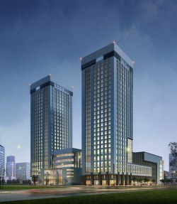 Writing office building design picture material