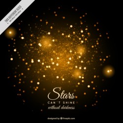 Abstract background with shiny stars