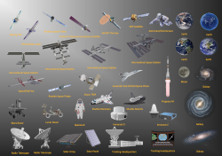 Aerospace Design Element. Aerospace illustrations