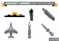 Aircraft Carrier Free Vector Pack