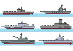 Aircraft Carrier Vector