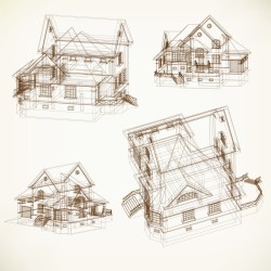 Architectural design vector