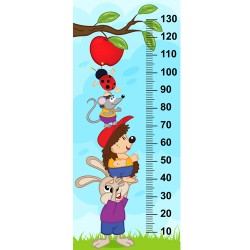 baby height measure cartoon styles