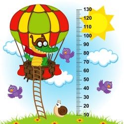 baby height measure cartoon styles vector 03