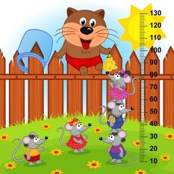 baby height measure cartoon styles vector 04