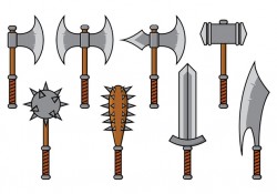 Barbarian Weapon Vector