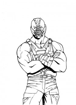 Batman coloring pages bane – ColoringStar