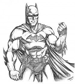 Batman Photo Drawing | Drawing Images