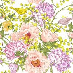 Bloom floral seamless background vector