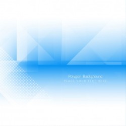 Blue abstract background with polygonal shapes