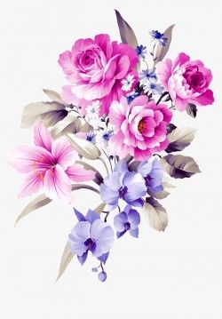 Hand-painted bouquets