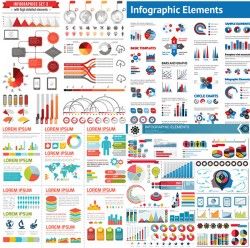 Business infographics vector