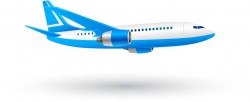 Cartoon airliner vector