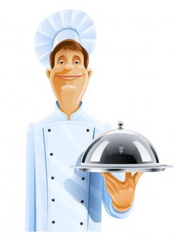 Cartoon chef vector
