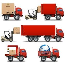 Cartoon truck vector