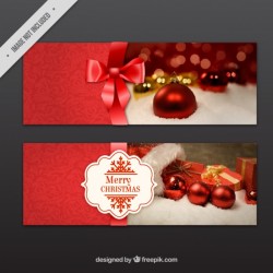 Christmas banner templates Vector | Premium Download