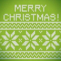 Christmas green background with fabric texture Vector | Free Download