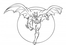 coloring pages batman