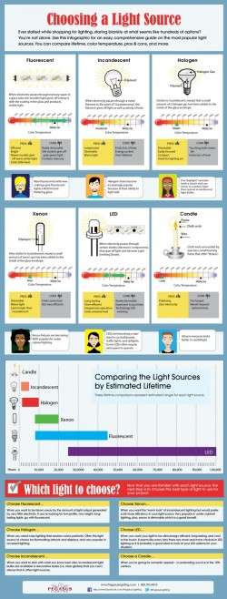 Compare Light Sources [Infographic]