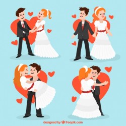 Couple of newlyweds