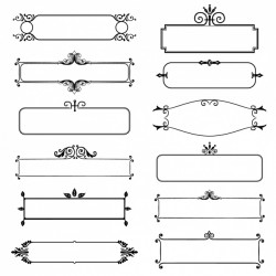Decorative frames collection