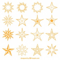 Decorative stars collection
