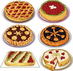 Delicious pizza vector pictures